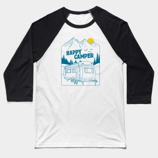 Happy Camper Baseball T-Shirt